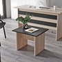 Hanah Home Vo11-Ob Conjunto de Muebles de Oficina Moderno Roble y Negro