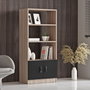 Hanah Home Vo11-Ob Conjunto de Muebles de Oficina Moderno Roble y Negro