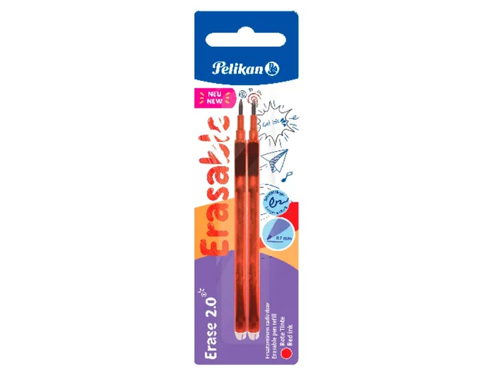 Pelikan Recambio Roller Erase 2.0 Color Rojo Blíster 2 Unidades Pelikan Recambio Roller Erase 2.0 Color Rojo Blíster 2 Unidades