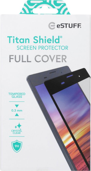 Titan Shield® Protector de Pantalla Vidrio Templado 9H Full Cover para Samsung Galaxy S22+, Compatible con Fundas, Incluye Kit de Limpieza