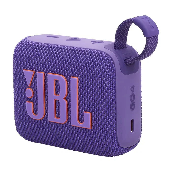 JBL Altavoz Portátil Bluetooth Go 4, 4.2 W, Resistente al Agua y Polvo IP67, Color Púrpura, Batería Recargable 7h JBL Altavoz Portátil Bluetooth Go 4, 4.2 W, Resistente al Agua y Polvo IP67, Color Púrpura, Batería Recargable 7h