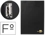 Liderpapel Carpeta Mini Clip Lateral Folio Plástico Negro