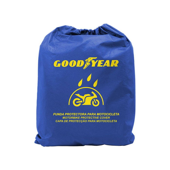 Goodyear Funda para Motocicleta Impermeable Protectora con Hebilla de Seguridad, Talla XXL (294x105x127 cm) GOD7023 Goodyear Funda para Motocicleta Impermeable Protectora con Hebilla de Seguridad, Talla XXL (294x105x127 cm) GOD7023
