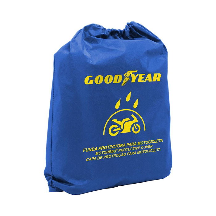 Goodyear Funda para Motocicleta Impermeable Protectora con Hebilla de Seguridad, Talla XXL (294x105x127 cm) GOD7023 Goodyear Funda para Motocicleta Impermeable Protectora con Hebilla de Seguridad, Talla XXL (294x105x127 cm) GOD7023