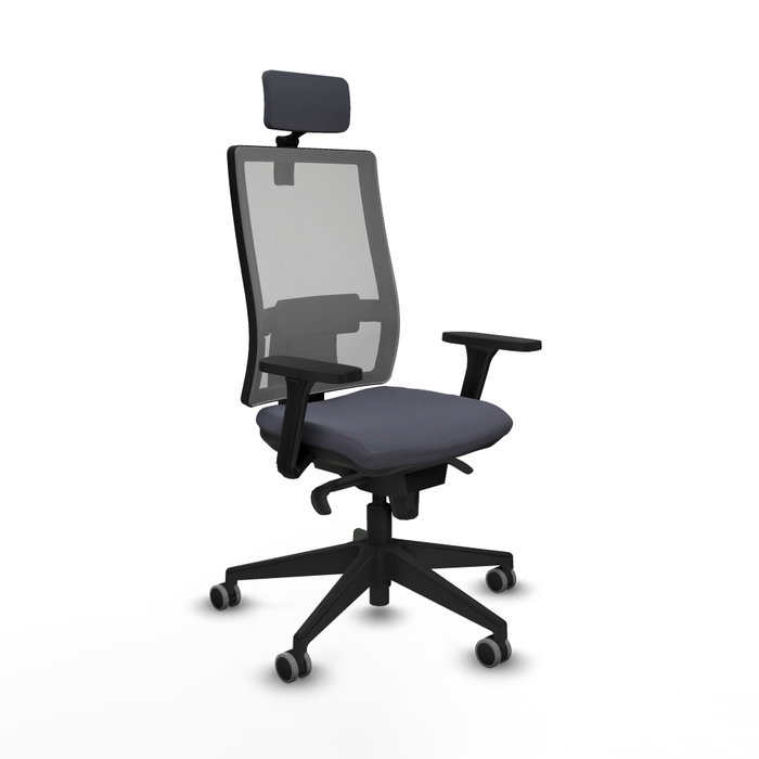 PIQUERAS Y CRESPO Silla de oficina Horna Gris con mecanismo Sincro PIQUERAS Y CRESPO Silla de oficina Horna Gris con mecanismo Sincro