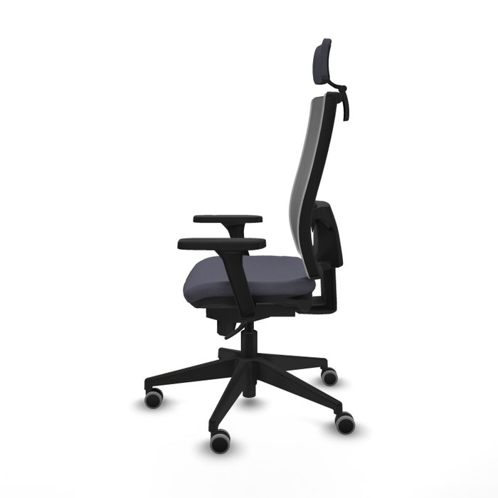 PIQUERAS Y CRESPO Silla de oficina Horna Gris con mecanismo Sincro PIQUERAS Y CRESPO Silla de oficina Horna Gris con mecanismo Sincro