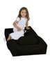 Atelier Del Sofa Puff Infantil Individual Negro