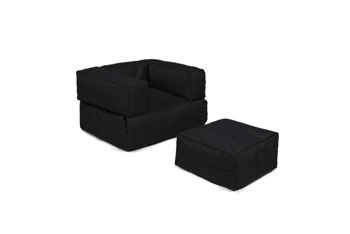 Atelier Del Sofa Puff Infantil Individual Negro Atelier Del Sofa Puff Infantil Individual Negro