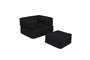 Atelier Del Sofa Puff Infantil Individual Negro