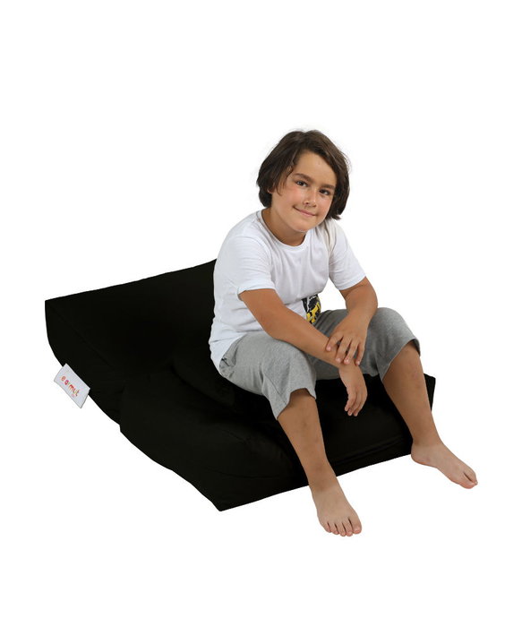 Atelier Del Sofa Puff Infantil Individual Negro Atelier Del Sofa Puff Infantil Individual Negro