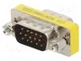 AKYGA Adaptador D-Sub 15pin HD enchufe, ambos lados