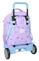 Mochila Escolar con Ruedas Frozen Spirit Lila 33 x 45 x 22 cm