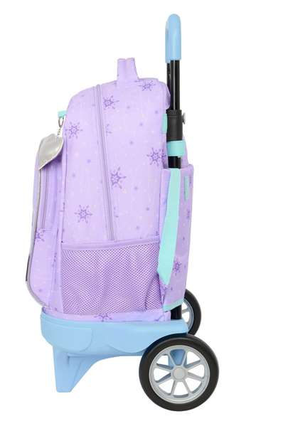 Mochila Escolar con Ruedas Frozen Spirit Lila 33 x 45 x 22 cm