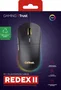 Trust Gaming GXT 925 REDEX II Ratón Gaming para Diestros, Laser 10000 DPI, 6 Botones Programables, Iluminación RGB, Cable USB 1.8m, 82g, Interruptores Kailh 80M Clics