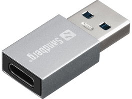 SANDBERG Adaptador USB-A a USB-C Dongle