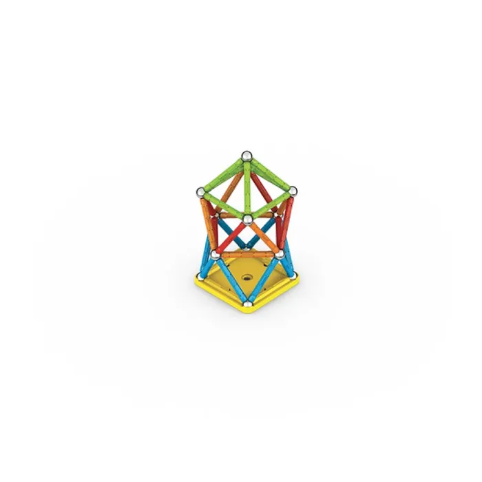 Geomag GEOMAG Supercolor Reciclado 60 piezas - Juego de Construcción Magnético, Creatividad, Magnetismo, Ecológico, Ref: GEO0871772003847