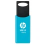 HP 712w Pendrive USB 3.2 Gen 1, 128 GB, Tipo A, Azul, Velocidad Lectura 120 MB/s, Factor de Forma Deslizante