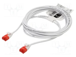 GOOBAY Patch Cord Cat 6 U/UTP 3m Blanco