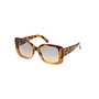 Swarovski Gafas SK0373 56B Gafas de Sol para Mujer Rectangulares Havana Marrón Gradient Brown 53 mm