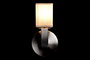 DKD Home Decor Lámpara Aplique Moderno Plateado y Blanco