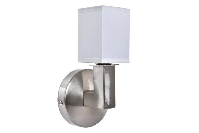 DKD Home Decor Lámpara Aplique Moderno Plateado y Blanco DKD Home Decor Lámpara Aplique Moderno Plateado y Blanco