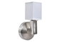 DKD Home Decor Lámpara Aplique Moderno Plateado y Blanco