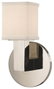 DKD Home Decor Lámpara Aplique Moderno Plateado y Blanco