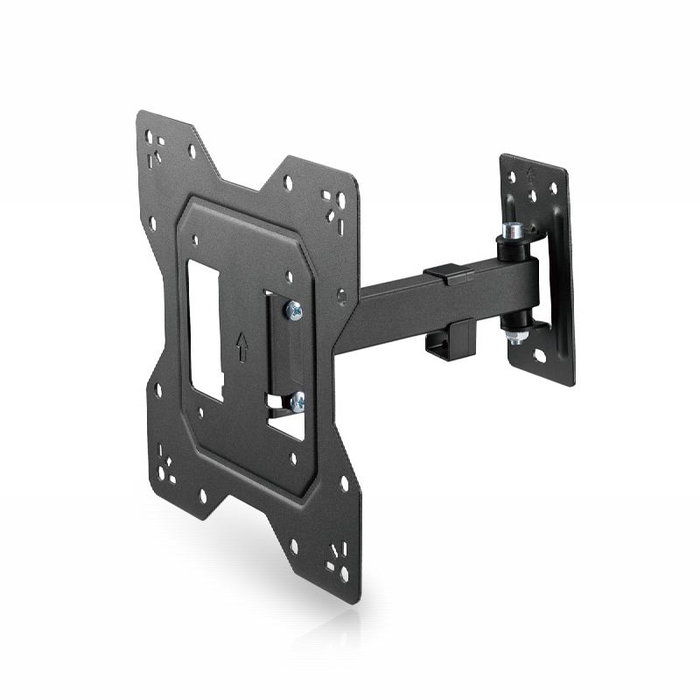 Daewoo Soporte de TV para Pantallas de 23 a 43 Pulgadas - Soporte de Perfil de 56-204 mm con Inclinación y Brazo 90 Grados, Capacidad 30 kg