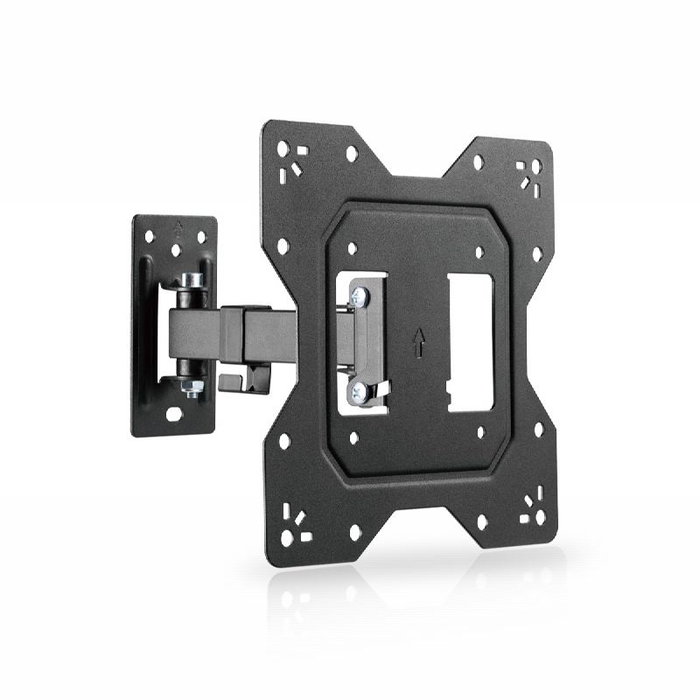 Daewoo Soporte de TV para Pantallas de 23 a 43 Pulgadas - Soporte de Perfil de 56-204 mm con Inclinación y Brazo 90 Grados, Capacidad 30 kg