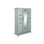 DKD Home Decor Armario Metal Container Azul Celeste