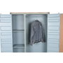 DKD Home Decor Armario Metal Container Azul Celeste