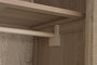 DKD Home Decor Armario Abeto Ratan Natural