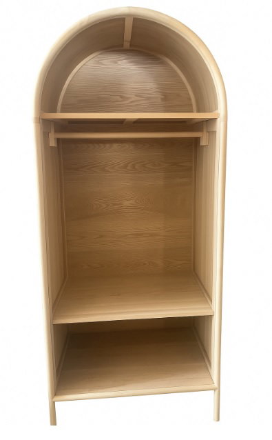 DKD Home Decor Armario Abeto Ratan Natural