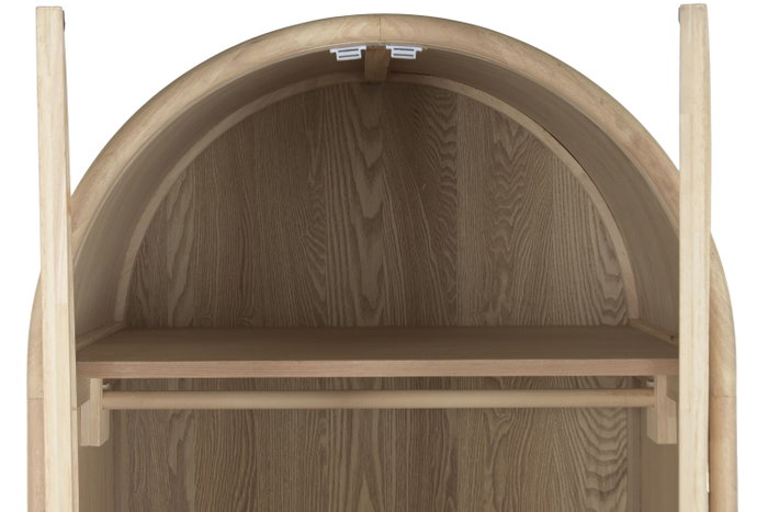 DKD Home Decor Armario Abeto Ratan Natural