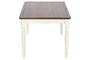 DKD Home Decor Mesa Comedor Tradicional Crema Marron 90 x 76 x 160 cm