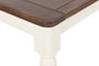 DKD Home Decor Mesa Comedor Tradicional Crema Marron 90 x 76 x 160 cm