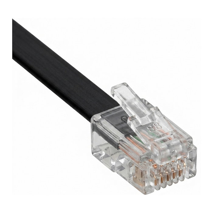 EFB Elektronik K2402SW.1 Cable telefónico de 1 m con 2 x RJ10 EFB Elektronik K2402SW.1 Cable telefónico de 1 m con 2 x RJ10
