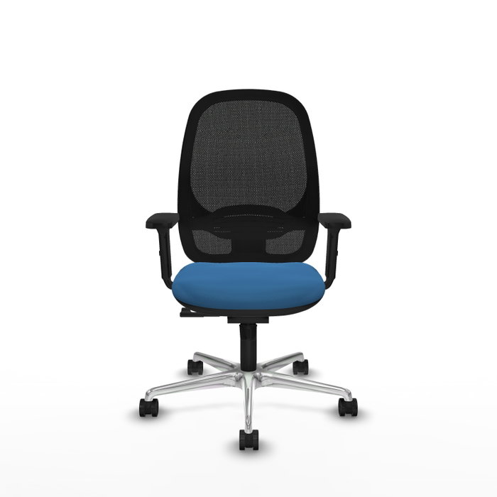 PIQUERAS Y CRESPO Silla de oficina Cilanco con mecanismo Sincro, Azul claro y Negro PIQUERAS Y CRESPO Silla de oficina Cilanco con mecanismo Sincro, Azul claro y Negro