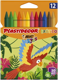 PLASTIDECOR Ceras Exótico Estuche de 12