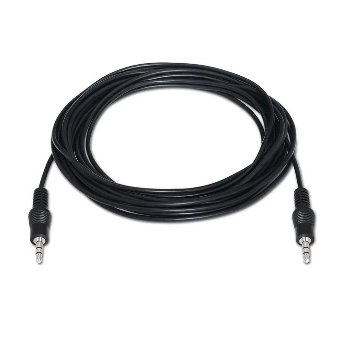 Aisens Cable de Audio Estéreo Jack 3.5mm Macho a Jack 3.5mm Macho 3m Negro Aisens Cable de Audio Estéreo Jack 3.5mm Macho a Jack 3.5mm Macho 3m Negro