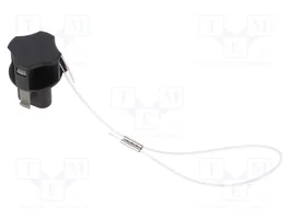 WIELAND Tapa de protección para conectores hembras, negro