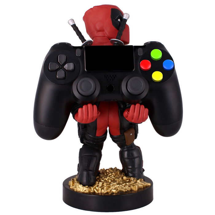 Cable Guy Deadpool Soporte Figura Marvel 21cm para Mandos y Smartphones