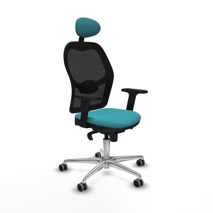 PIQUERAS Y CRESPO Silla de oficina Jorquera Turquesa y Negro PIQUERAS Y CRESPO Silla de oficina Jorquera Turquesa y Negro