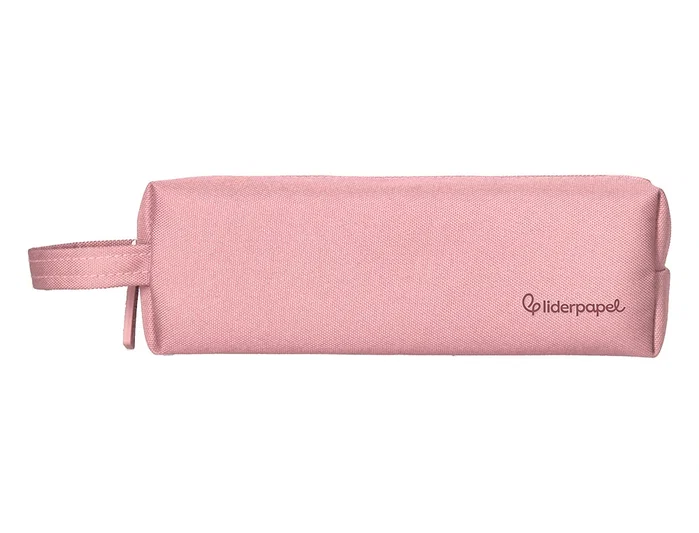 Liderpapel Estuche portatodo Classic rectangular con asa rosa Liderpapel Estuche portatodo Classic rectangular con asa rosa