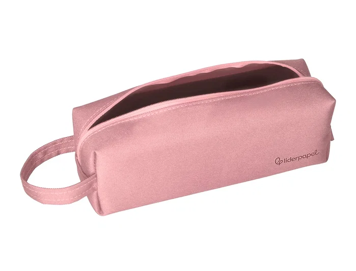 Liderpapel Estuche portatodo Classic rectangular con asa rosa Liderpapel Estuche portatodo Classic rectangular con asa rosa