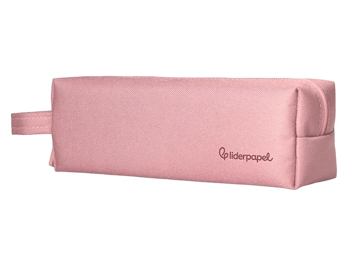 Liderpapel Estuche portatodo Classic rectangular con asa rosa Liderpapel Estuche portatodo Classic rectangular con asa rosa