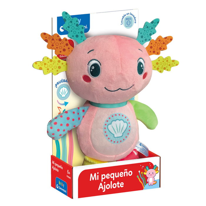 CLEMENTONI Mi Pequeño Ajolote Peluche Interactivo CLEMENTONI Mi Pequeño Ajolote Peluche Interactivo