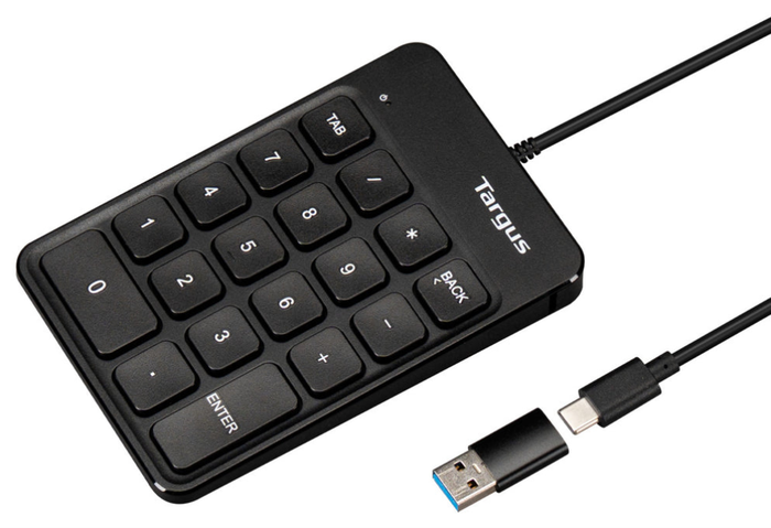Targus AKP13GL Teclado Numérico USB 18 Teclas Negro Targus AKP13GL Teclado Numérico USB 18 Teclas Negro