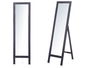 Giftdecor Espejo de Pie con Estructura de Madera, 40 x 145 cm, Color Negro