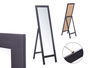 Giftdecor Espejo de Pie con Estructura de Madera, 40 x 145 cm, Color Negro